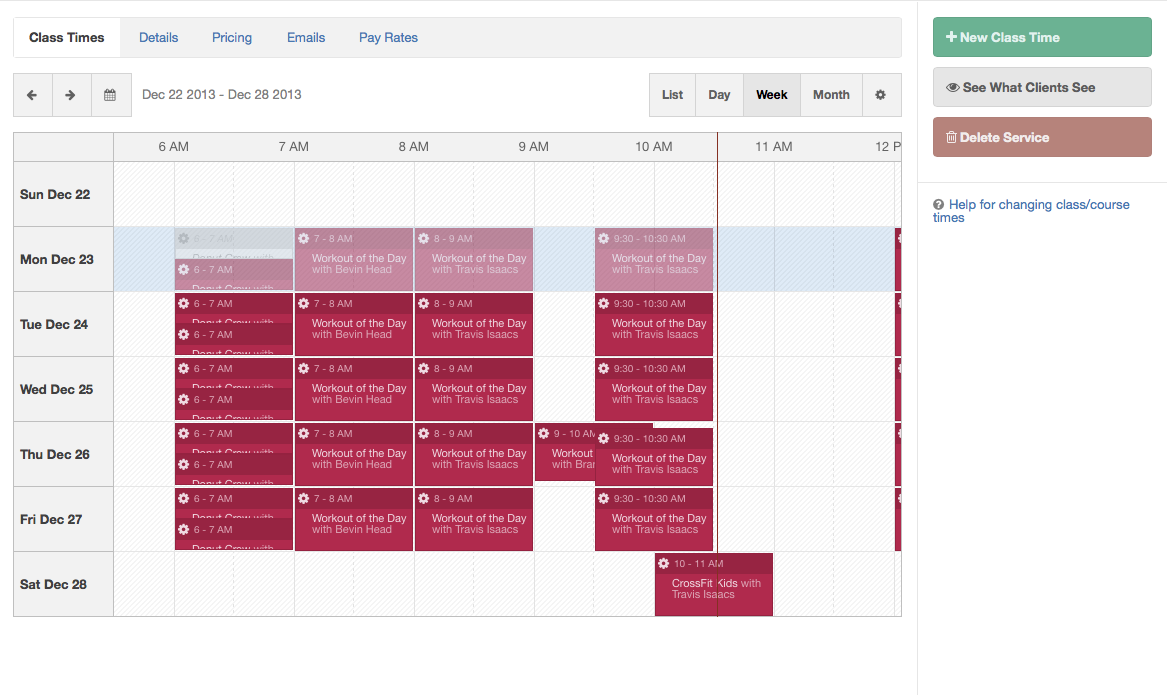Streamlining how you manage class times