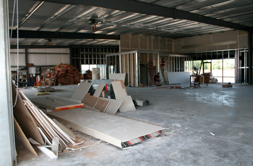 August 2008 - getting ready to move into our current 6000' facility.