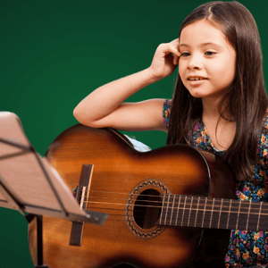 girl with guitar