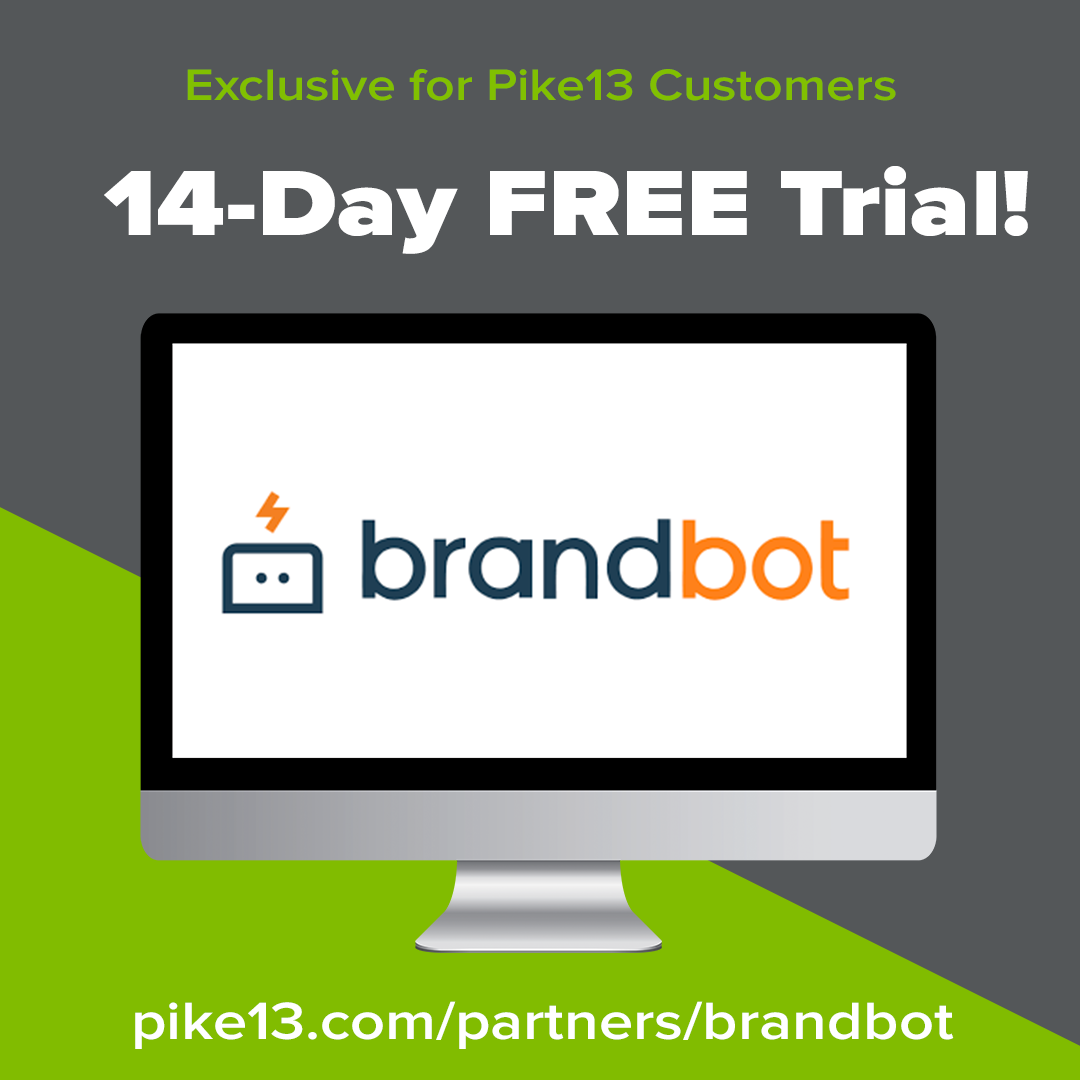 pike13 now partnered with brandbot for email marketing